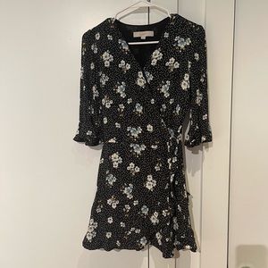 Flirty Floral Wrap Skort